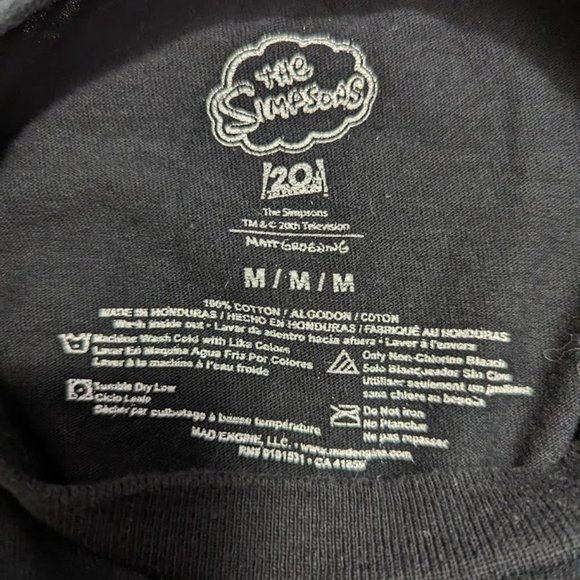 Vintage The Simpsons Cartoon T Shirt 1989 Family Portrait Size M NEFF 20th Centu - Picture 4 of 4